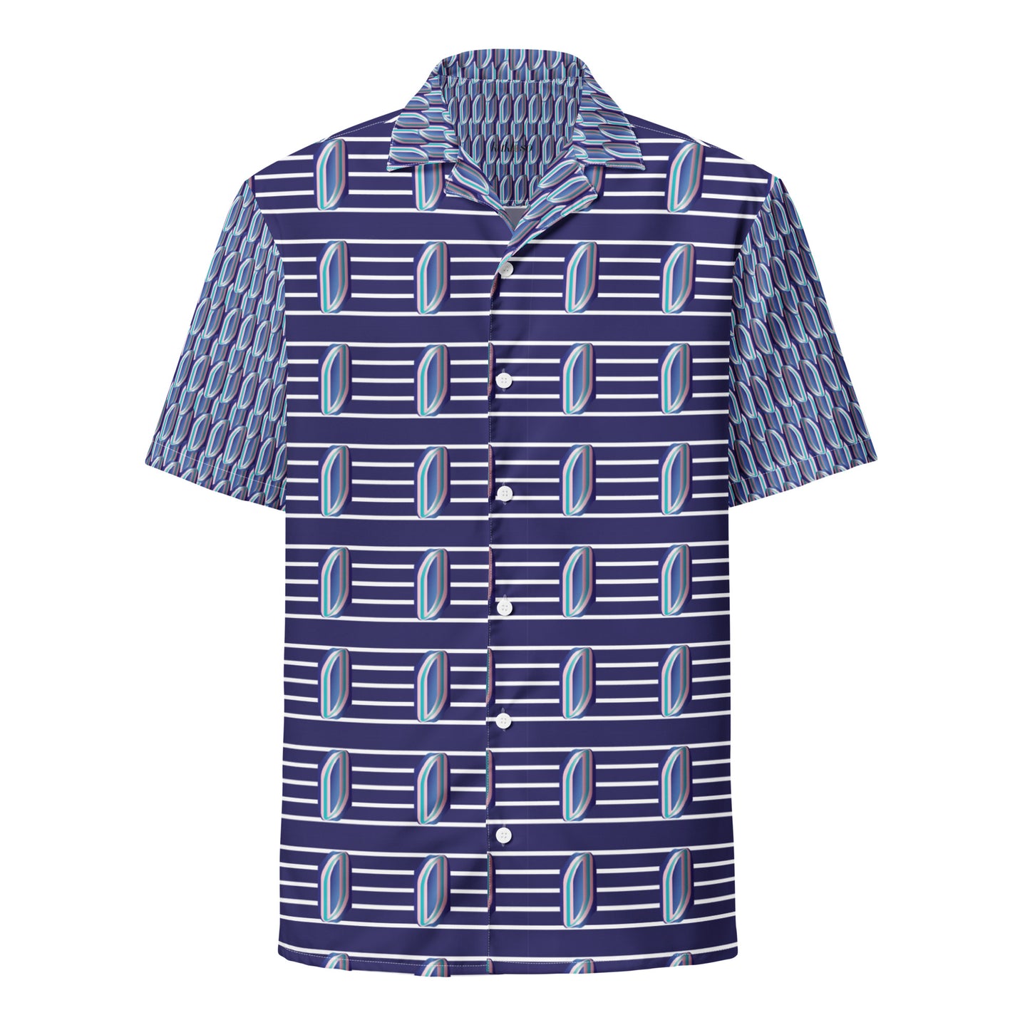 Unisex button shirt Kukloso Whimsical No 55 A - Free Shipping