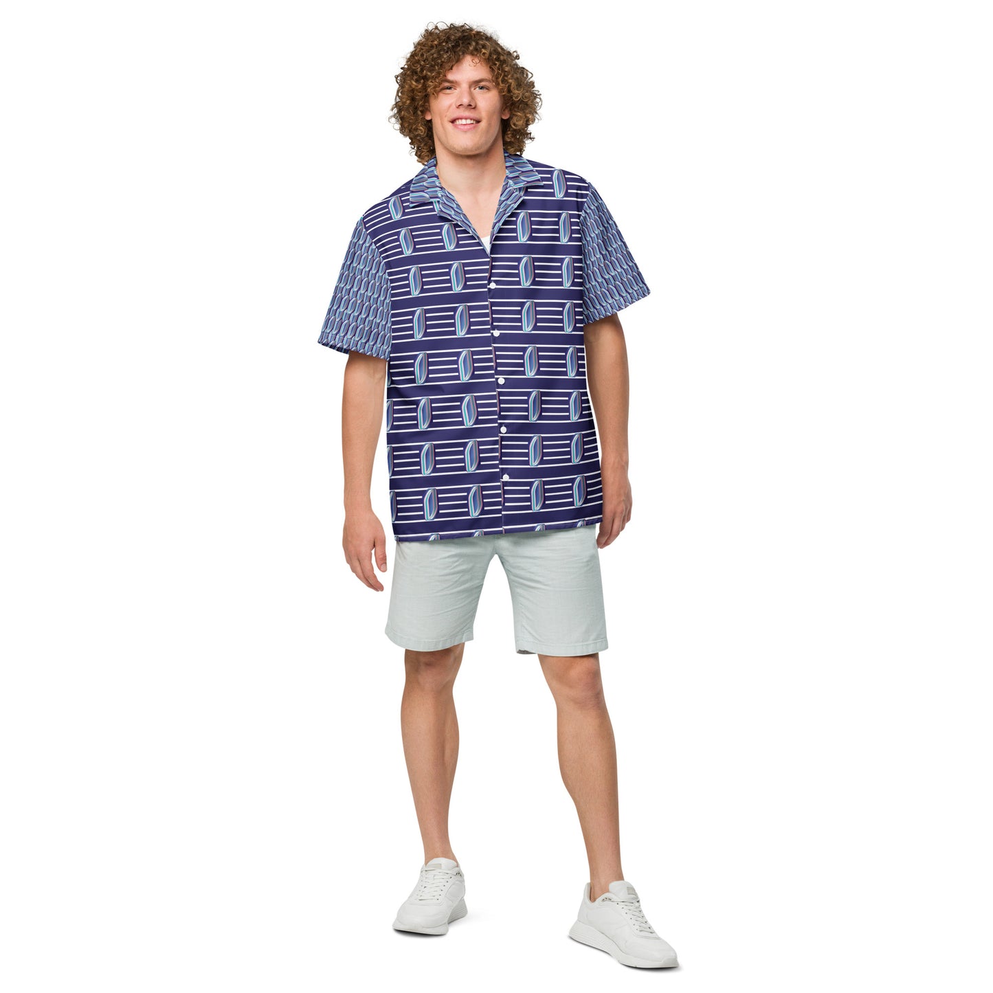 Unisex button shirt Kukloso Whimsical No 55 A - Free Shipping