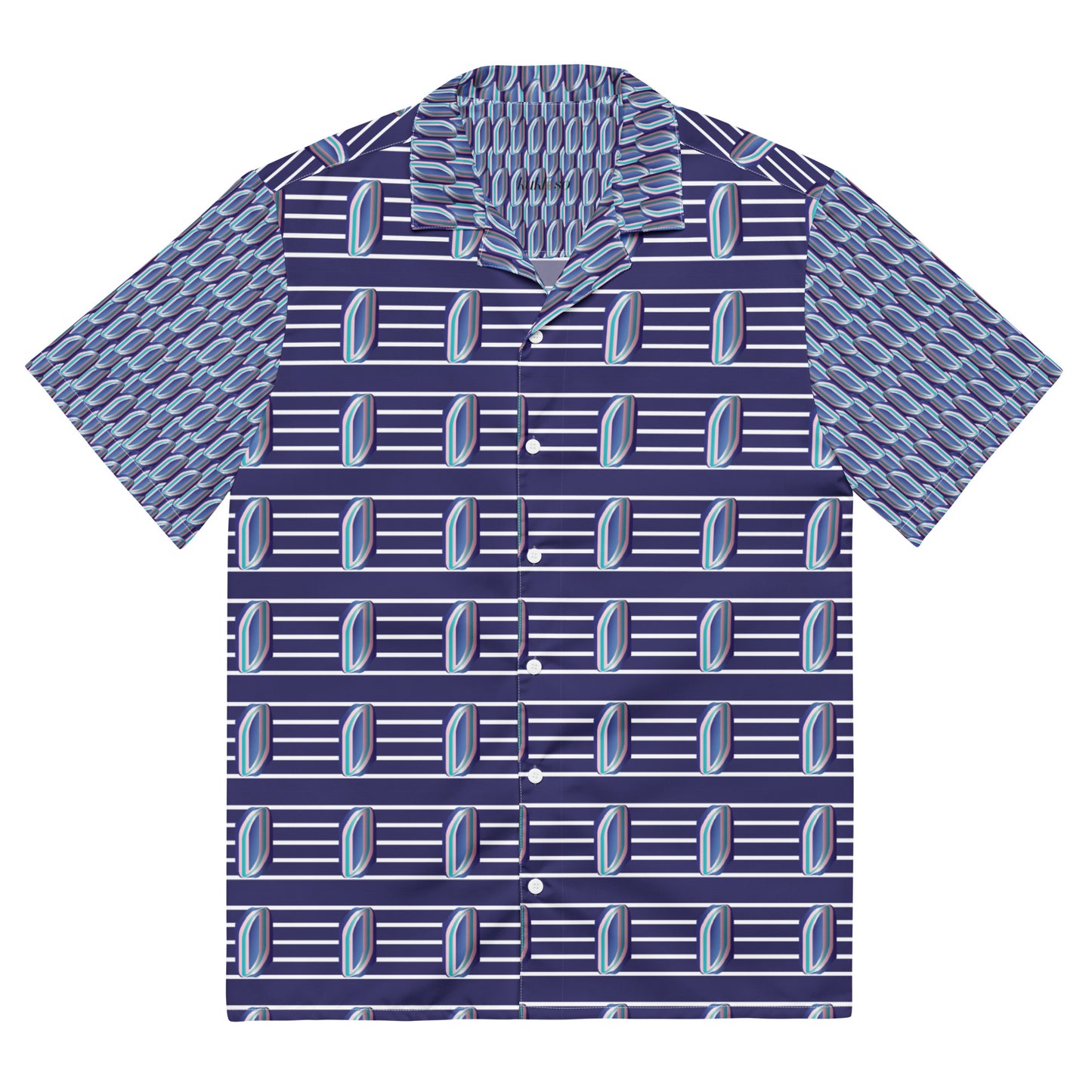 Unisex button shirt Kukloso Whimsical No 55 A - Free Shipping