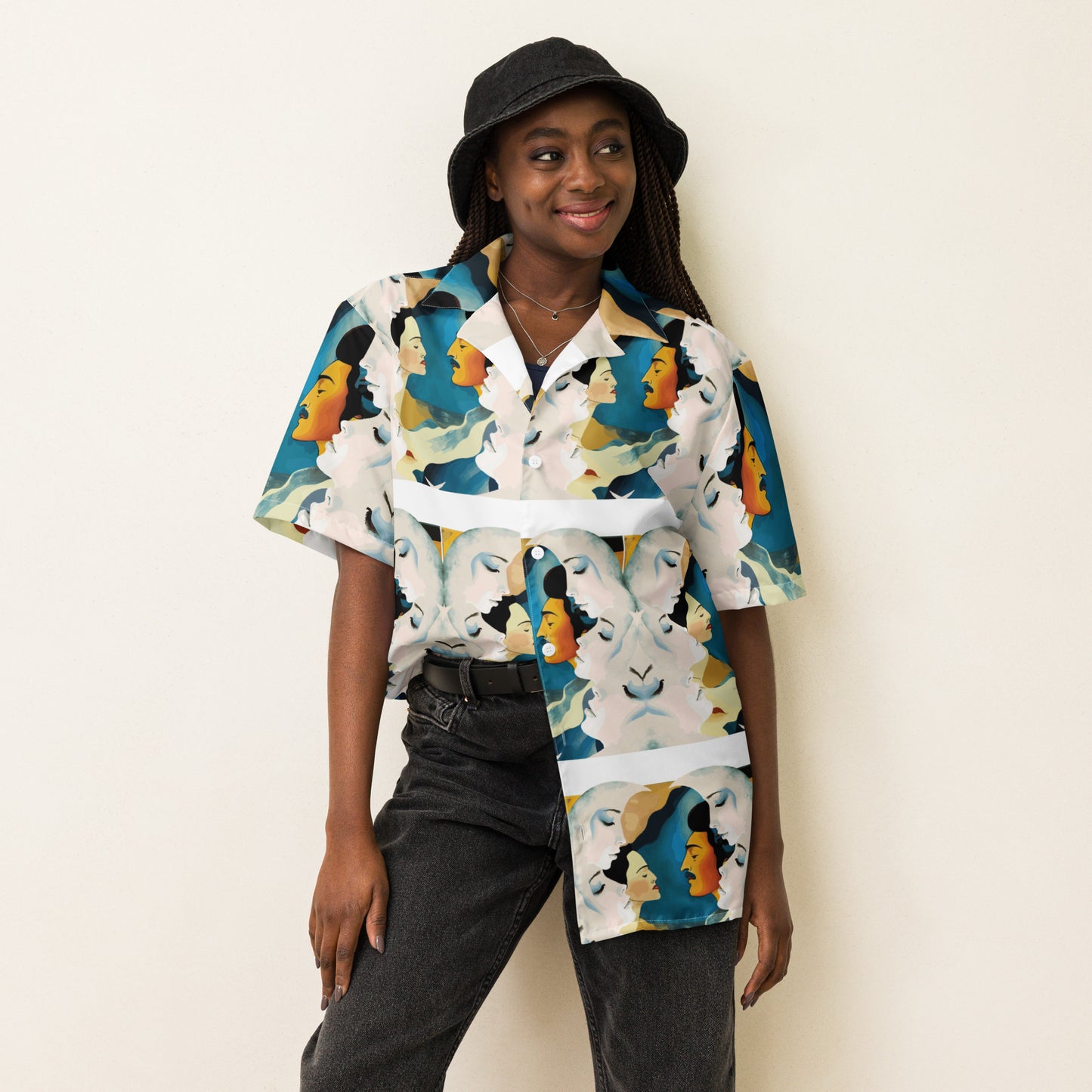 Unisex button shirt Kukloso Eastern Nights No 2 - Free Shipping - Free Shipping
