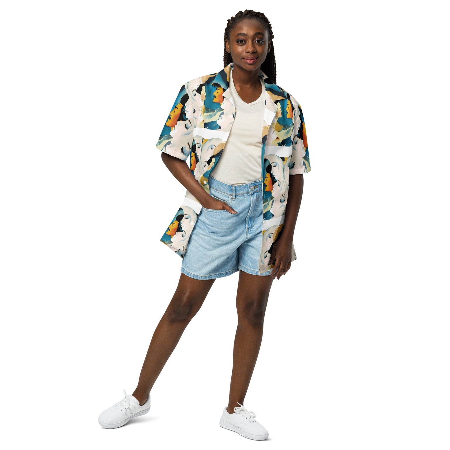 Unisex button shirt Kukloso Eastern Nights No 2 - Free Shipping - Free Shipping