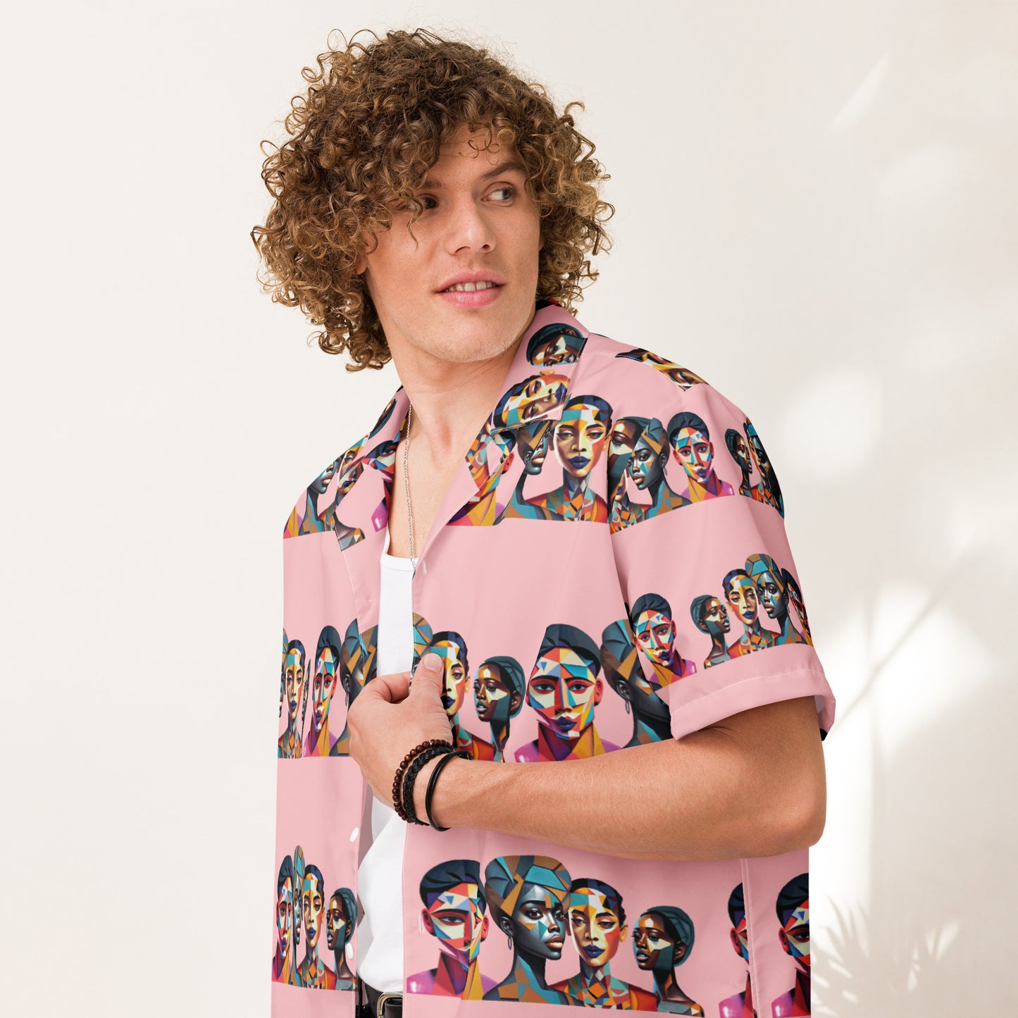 Unisex button shirt Kukloso The Four Ladies No 4 - Free Shipping