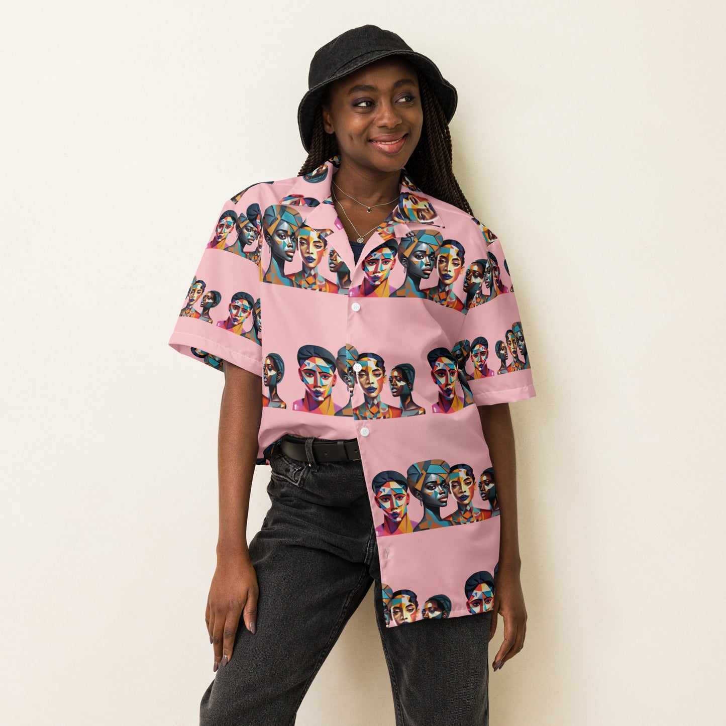 Unisex button shirt Kukloso The Four Ladies No 4 - Free Shipping