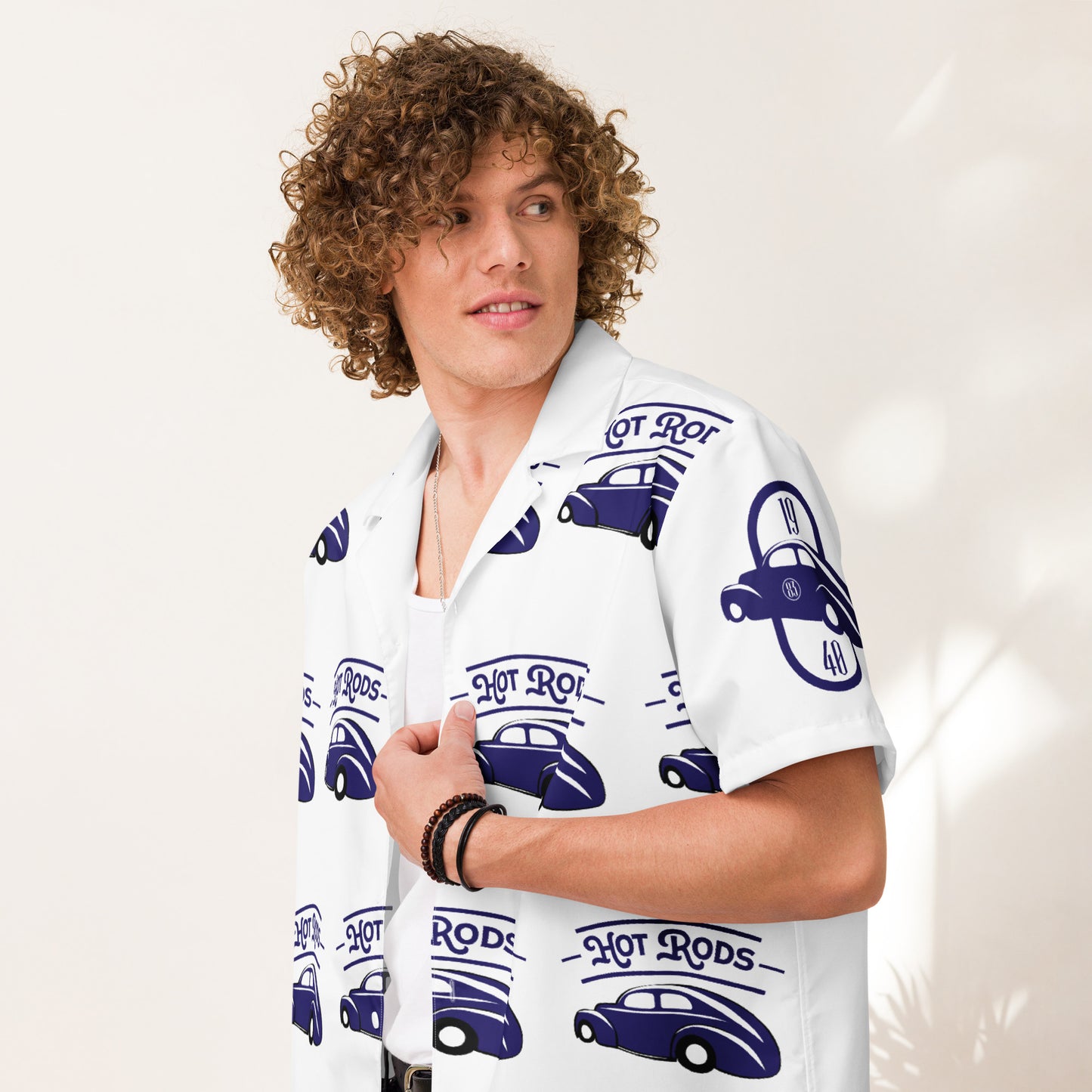 Unisex button shirt Kukloso Hot Rods 1940 - Free Shipping