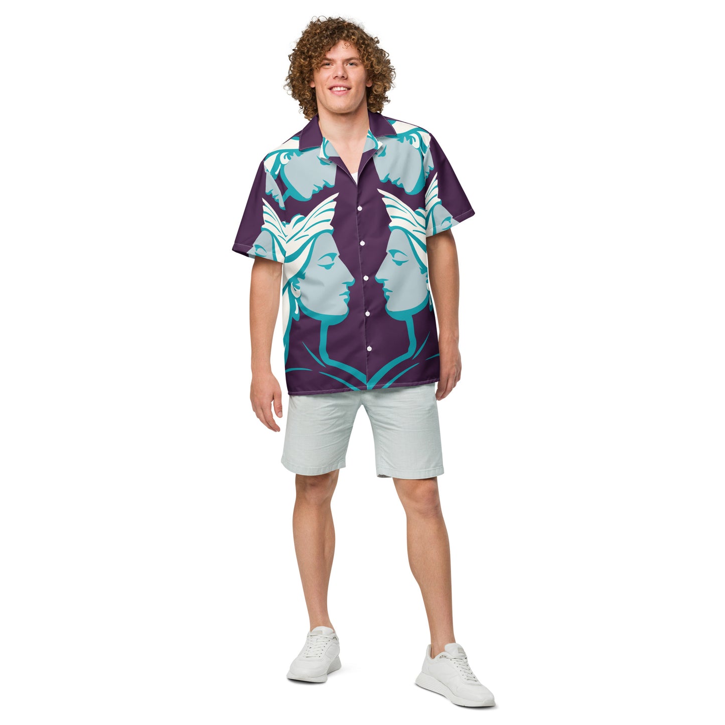 Unisex button shirt Kukloso The Sirens No 10 - Free Shipping