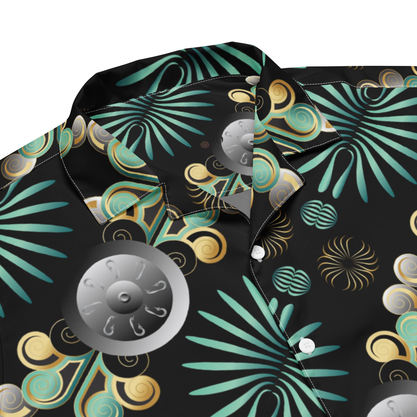 Unisex button shirt Kukloso Abstractical No 56 No 6 - Free Shipping