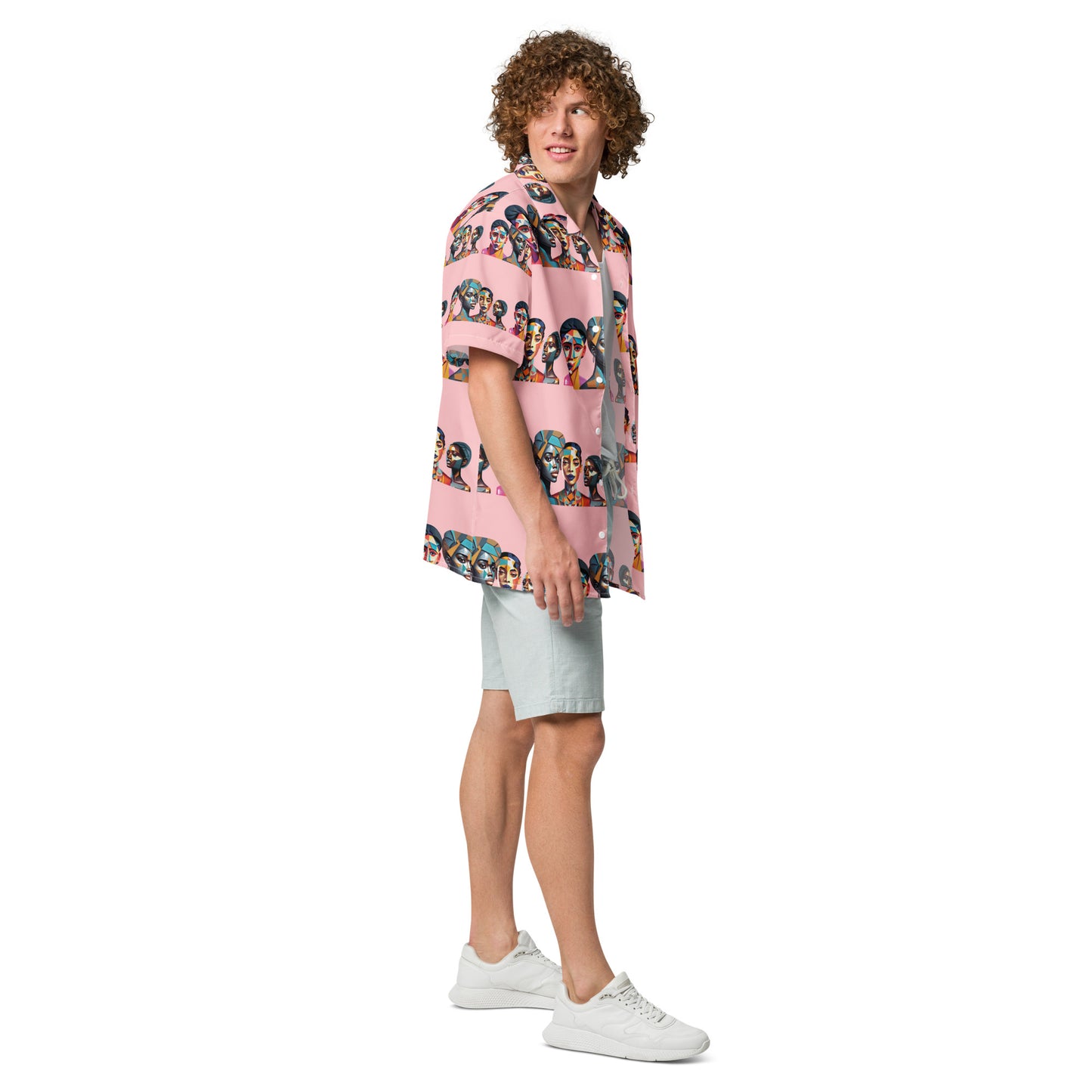 Unisex button shirt Kukloso The Four Ladies No 4 - Free Shipping
