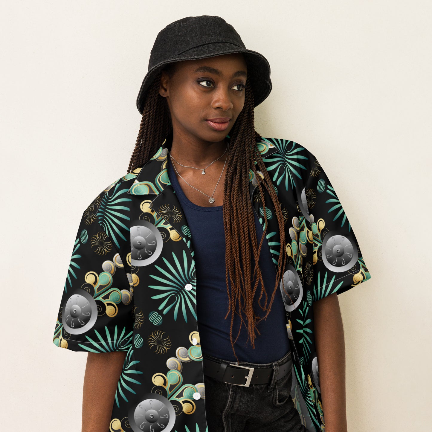 Unisex button shirt Kukloso Abstractical No 56 No 6 - Free Shipping