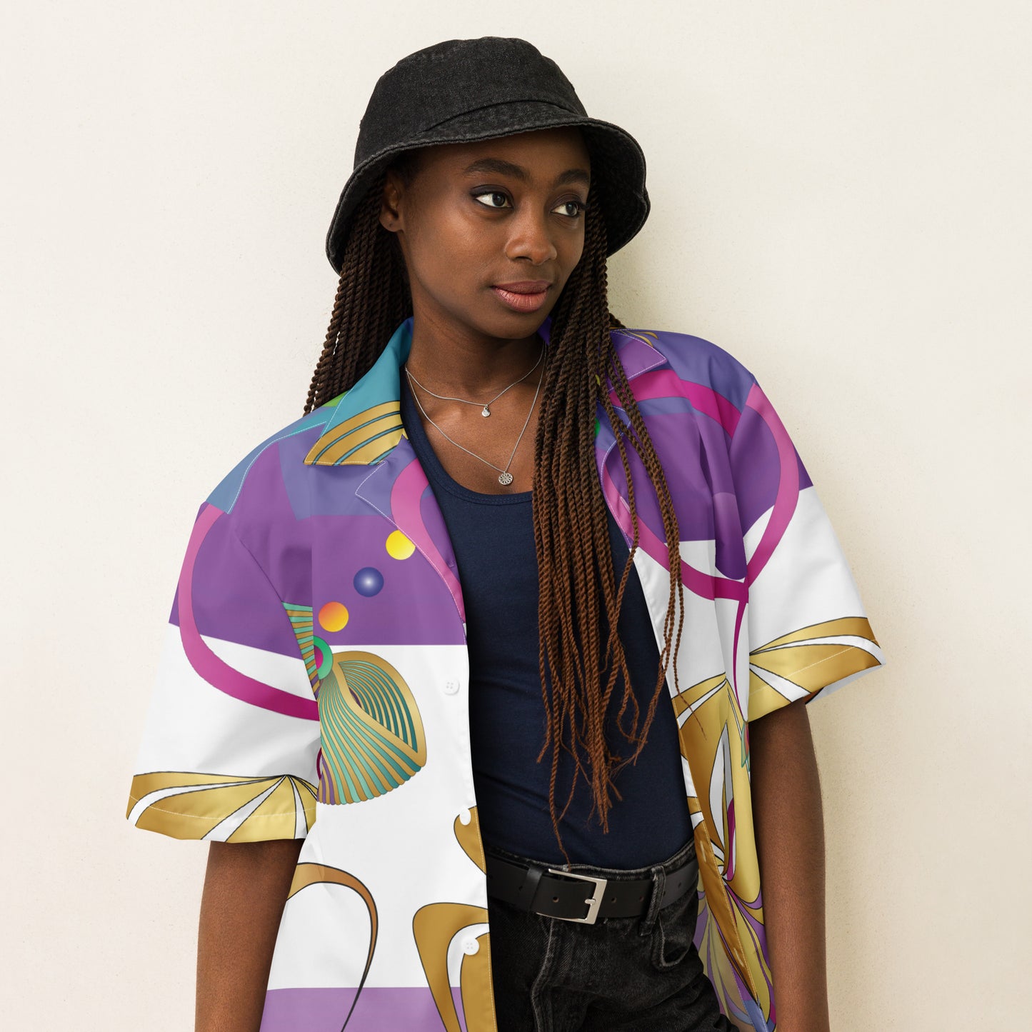 Unisex button shirt Kukloso No 4358 - Free Shipping