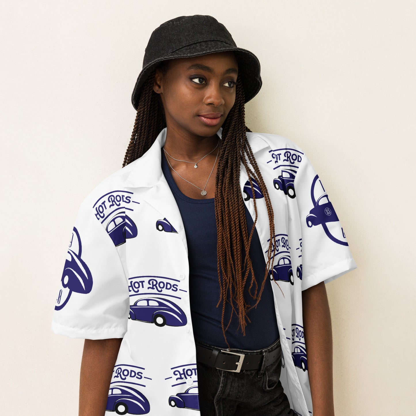 Unisex button shirt Kukloso Hot Rods 1940 - Free Shipping