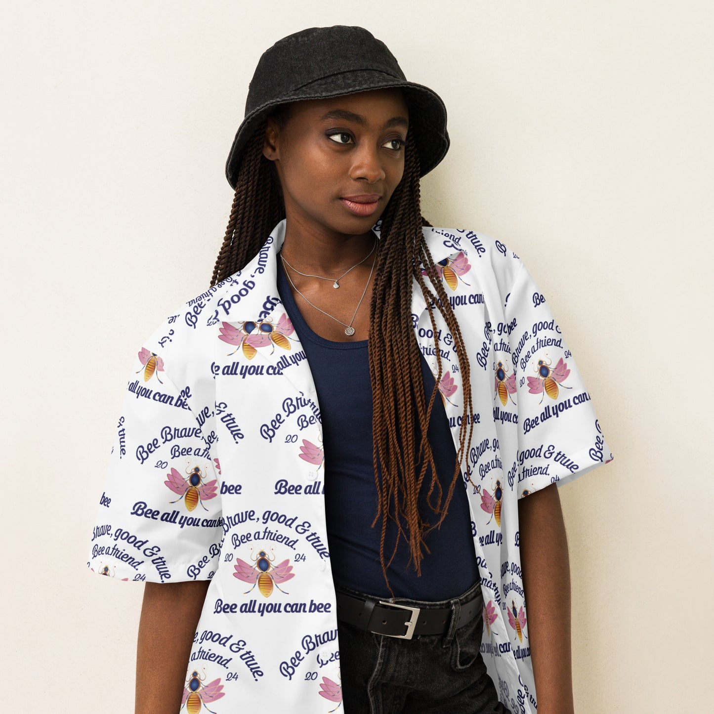 Unisex button shirt Kukloso Be Brave, Good & True No 2 - Free Shipping
