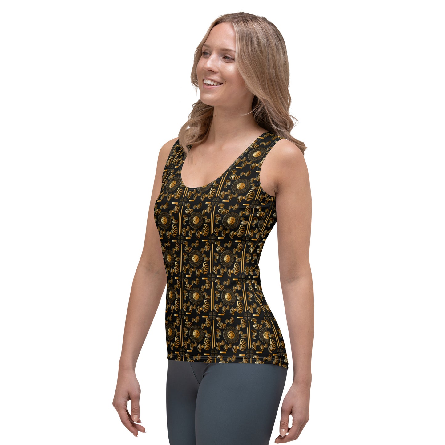 All-Over Women's Tank Top Kukloso Cubist Faces No 16 Free Shipping