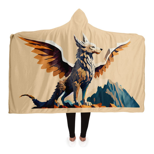 Hooded Blanket - AOP Kukloso The Winged Griffin No 3 - Free Shipping