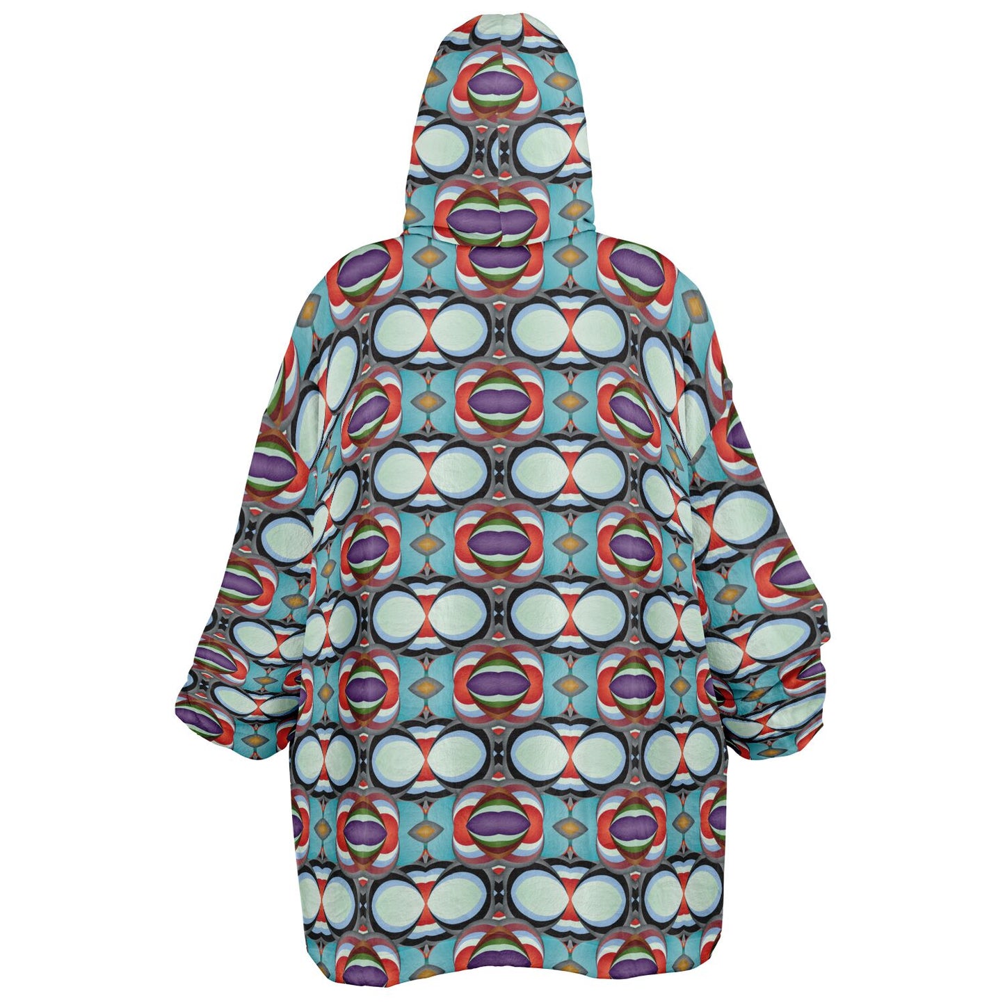 Snug Hoodie Economy - AOP Kukloso Ice Cream Swirls No 52 - Free Shipping