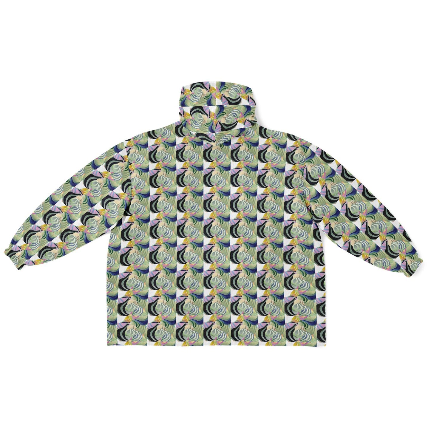 Snug Hoodie Economy - AOP Kukloso Ice Cream Swirls No 42 - Free Shipping