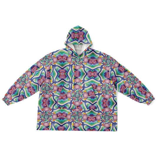 Snug Hoodie Economy - AOP Kukloso Ice Cream Swirls No 58 - Free Shipping