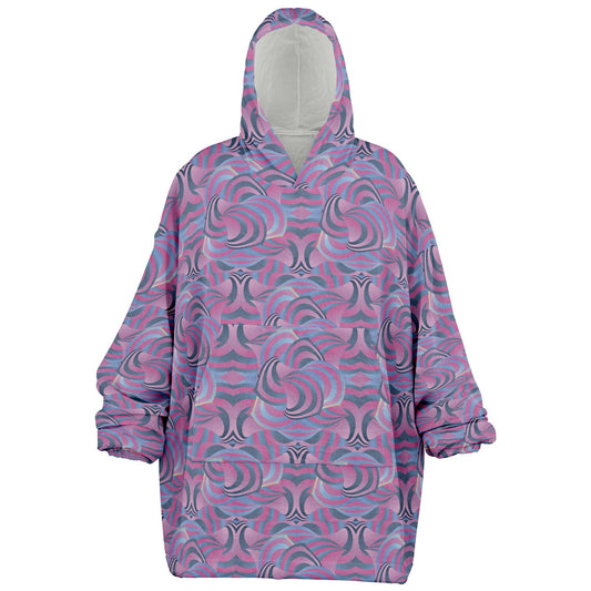 Snug Hoodie Economy - AOP Kukloso Ice Cream Swirls No 40 - Free Shipping