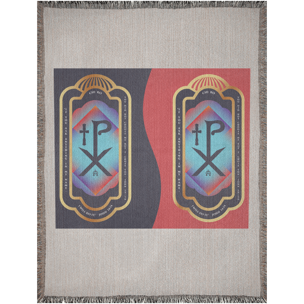Woven Blankets Kukloso 'PX Christogram No 3' - Free Shipping