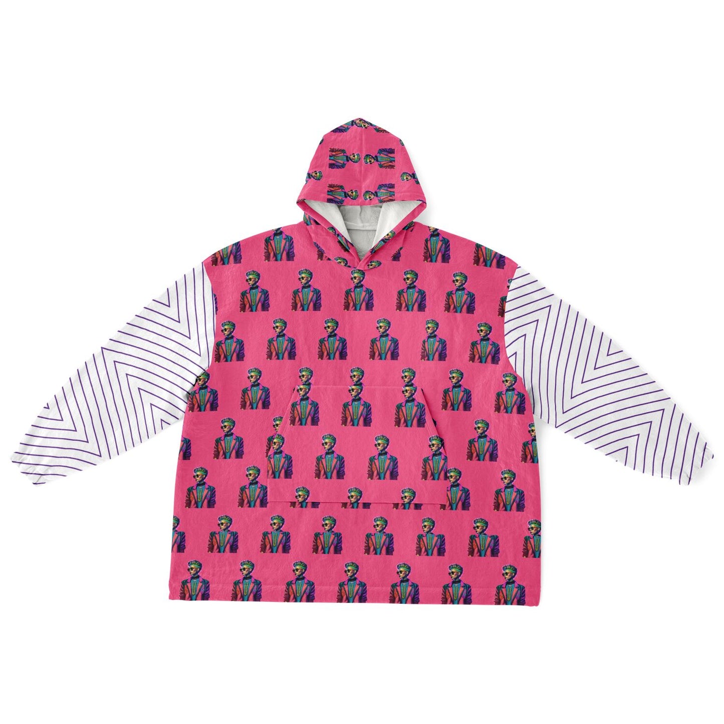 Snug Hoodie Economy - AOP Kukloso Punk Chic No 1 G - Free Shipping