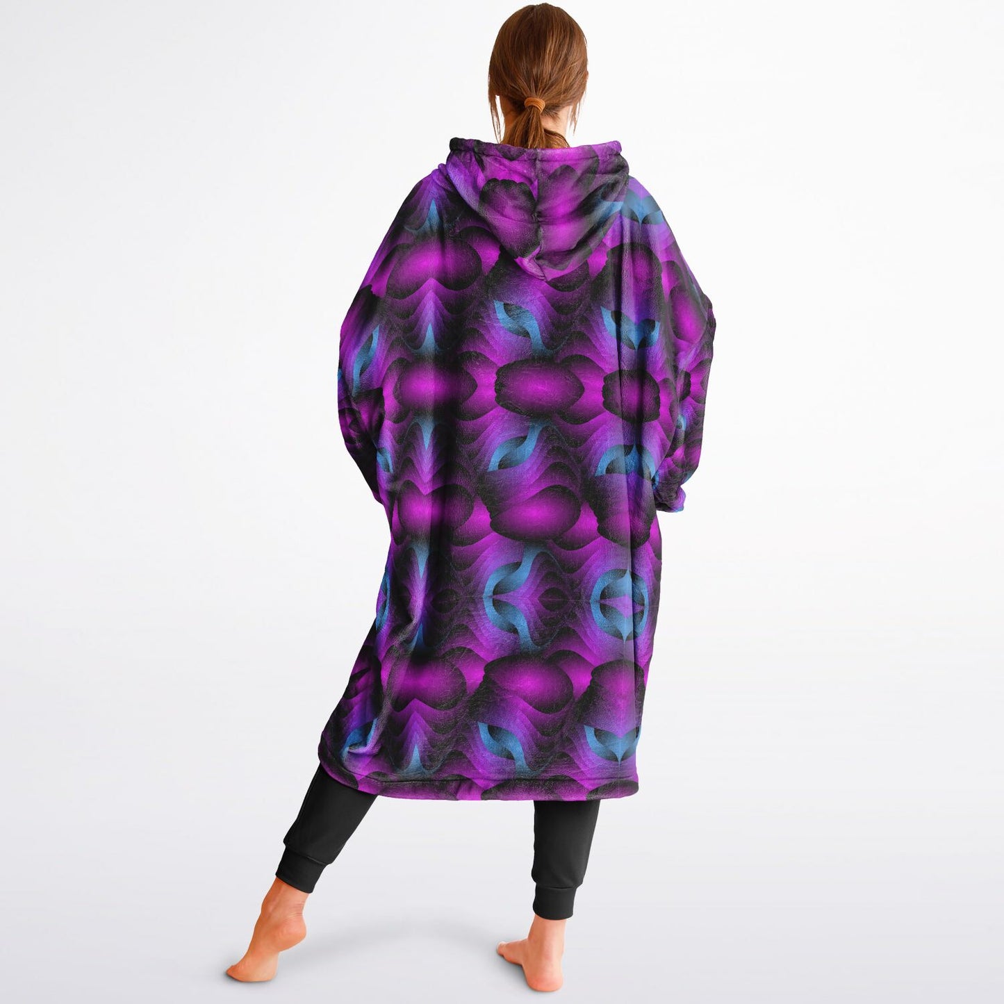 Snug Hoodie Economy - AOP Kukloso Ice Cream Swirls No 57 - Free Shipping