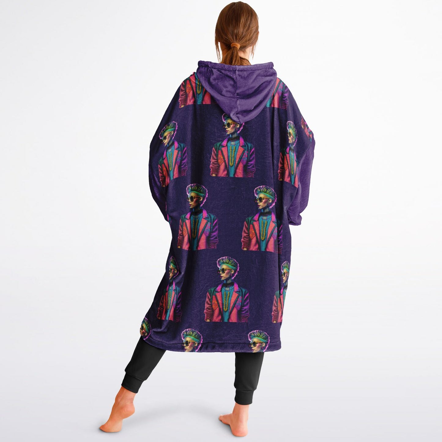 Snug Hoodie Economy - AOP Kukloso Punk Chic No 1 F - Free Shipping