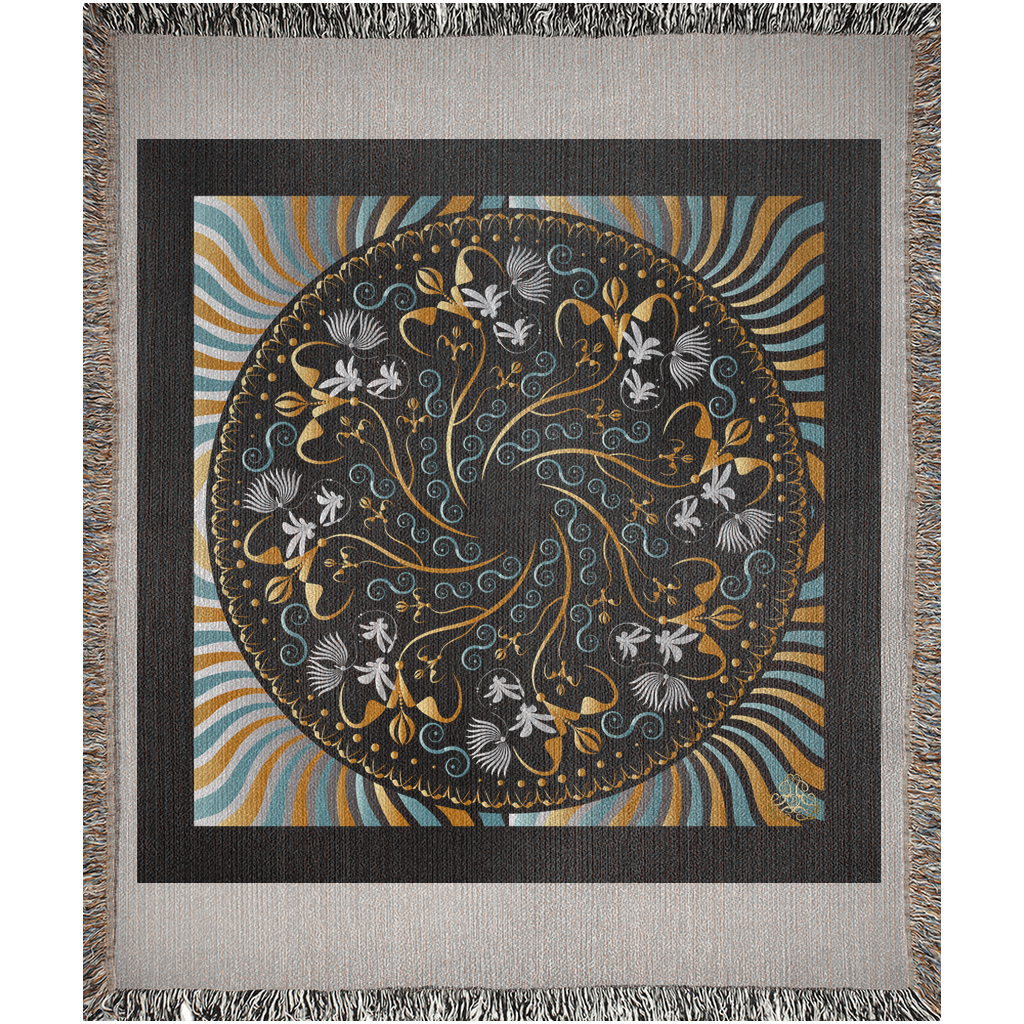 Woven Blankets Kukloso Mandala Kuklos No 4392 - Free Shipping