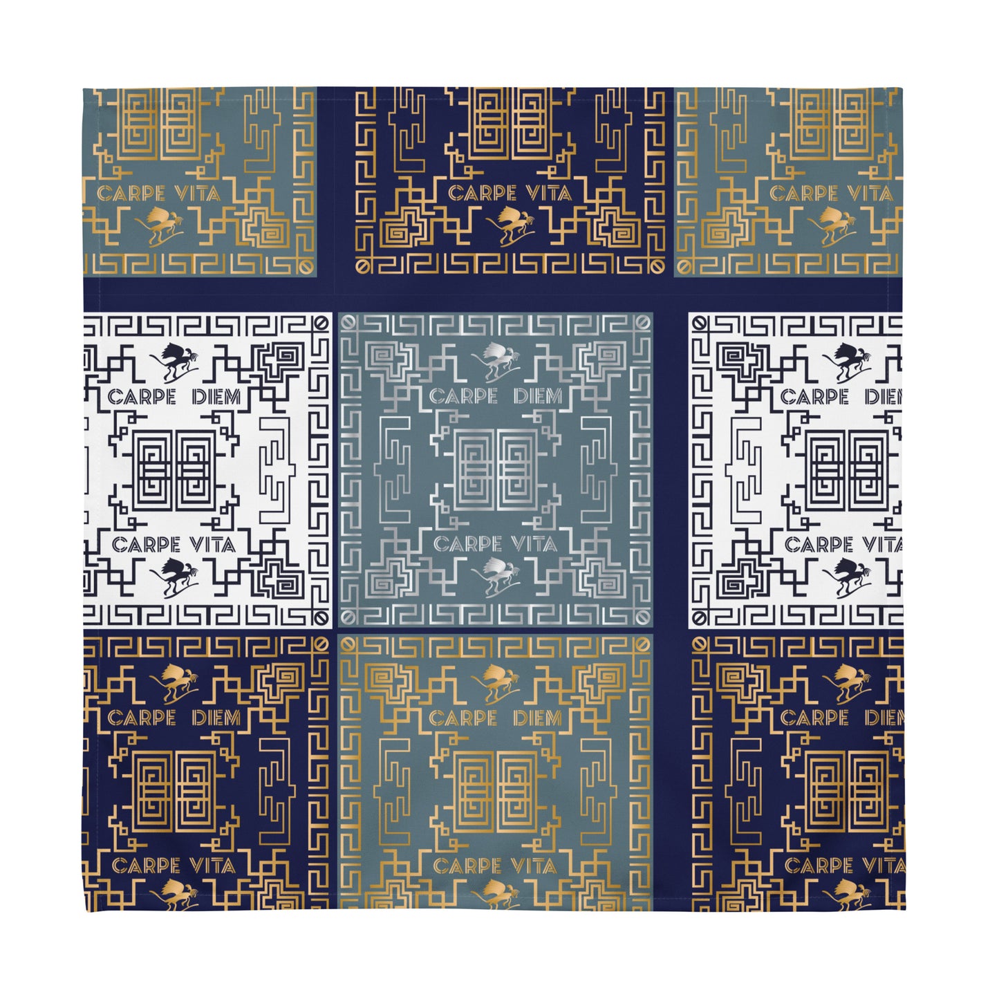 Cloth napkin set Kukloso Greek BorderNo 50 - Free Shipping