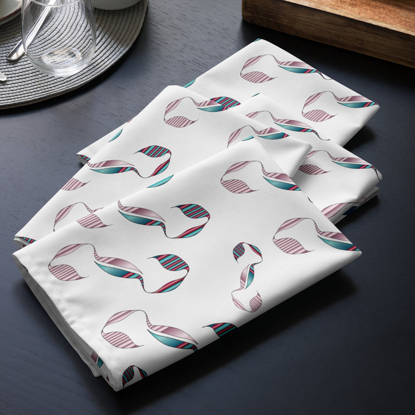 Cloth napkin set Kukloso Abstractical Pattern No 240 - Free Shipping