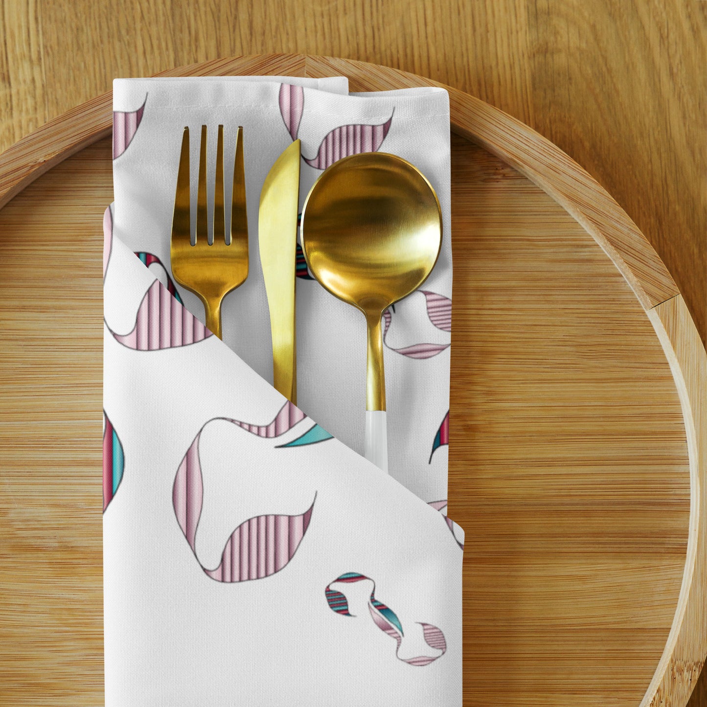 Cloth napkin set Kukloso Abstractical Pattern No 240 - Free Shipping