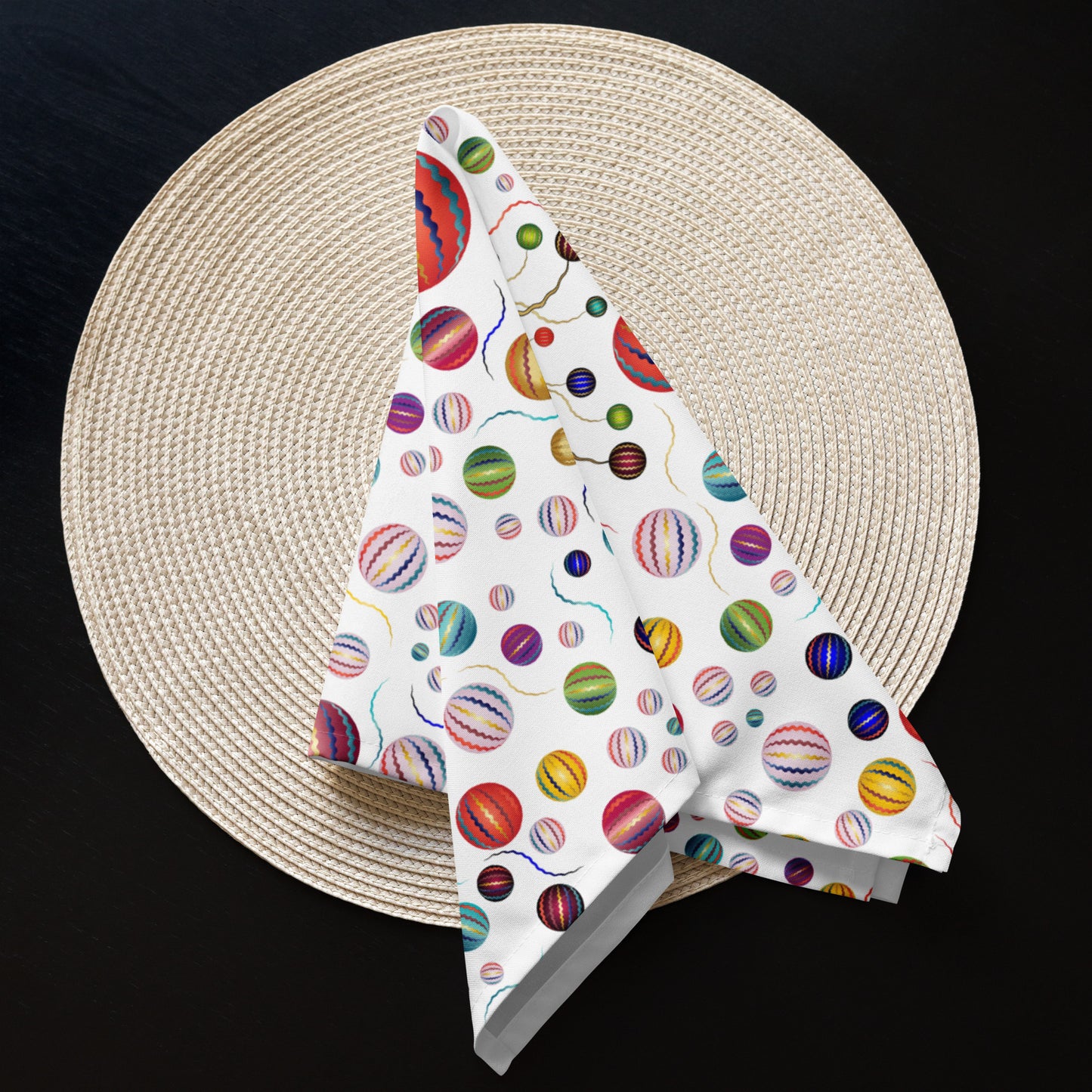 Cloth napkin set Kukloso Abstractical Pattern No 260 - Free Shipping