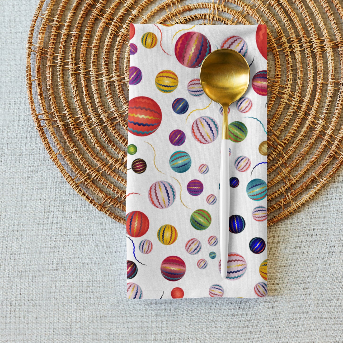 Cloth napkin set Kukloso Abstractical Pattern No 260 - Free Shipping