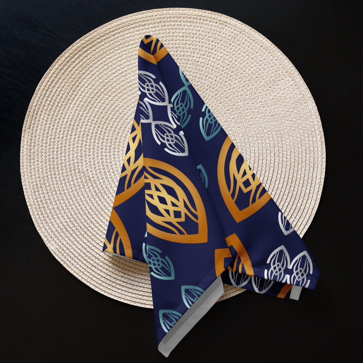 Cloth napkin set Kukloso Fleurons No 66 - Free Shipping
