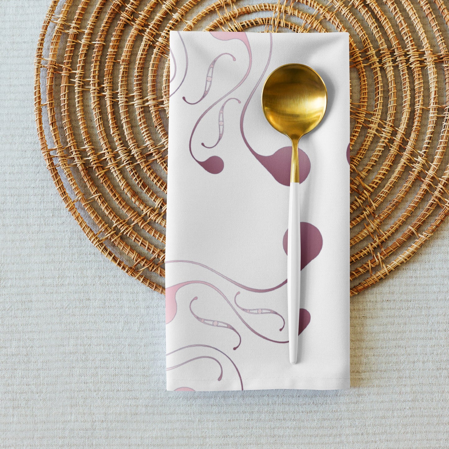 Cloth napkin set Kukloso Abstractical No 57 - Free Shipping