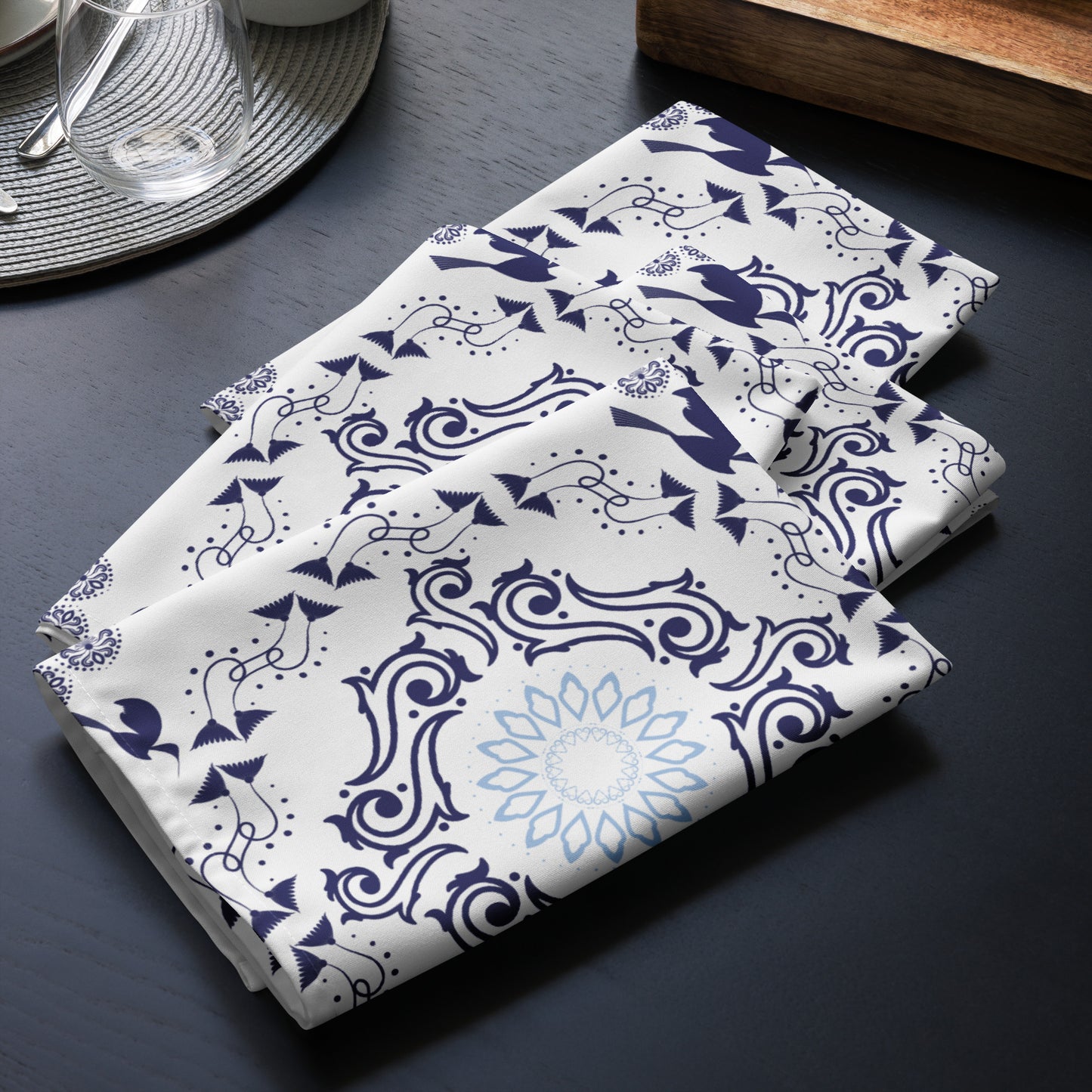 Cloth napkin set Kukloso Abstractical No 46 - Free Shipping