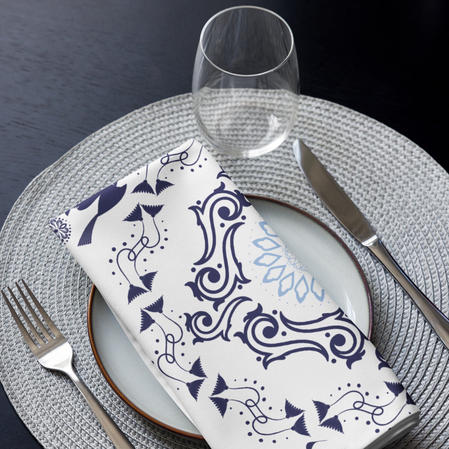 Cloth napkin set Kukloso Abstractical No 46 - Free Shipping