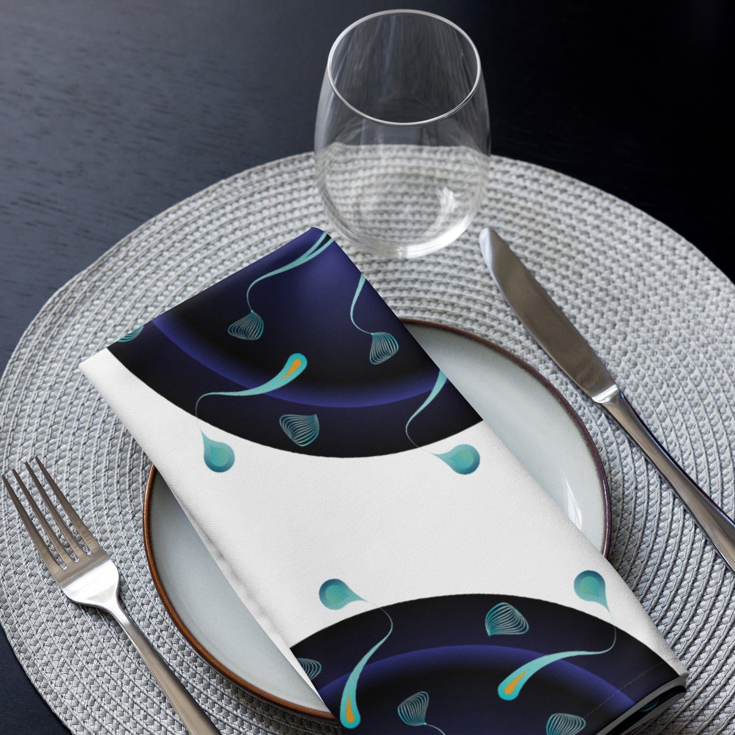 Cloth napkin set Kukloso Abstractical No 30 - Free Shipping