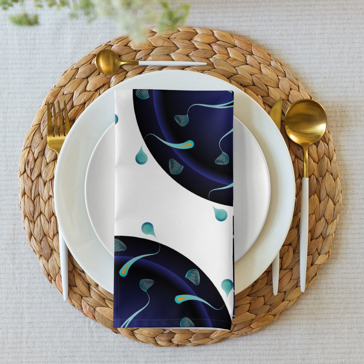 Cloth napkin set Kukloso Abstractical No 30 - Free Shipping