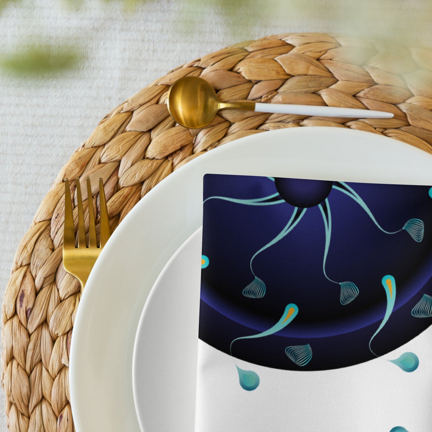 Cloth napkin set Kukloso Abstractical No 30 - Free Shipping