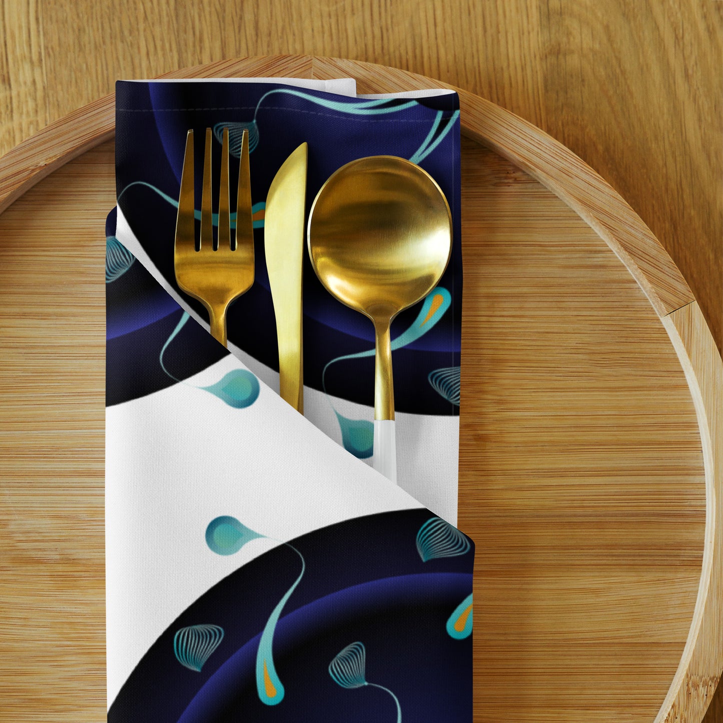 Cloth napkin set Kukloso Abstractical No 30 - Free Shipping