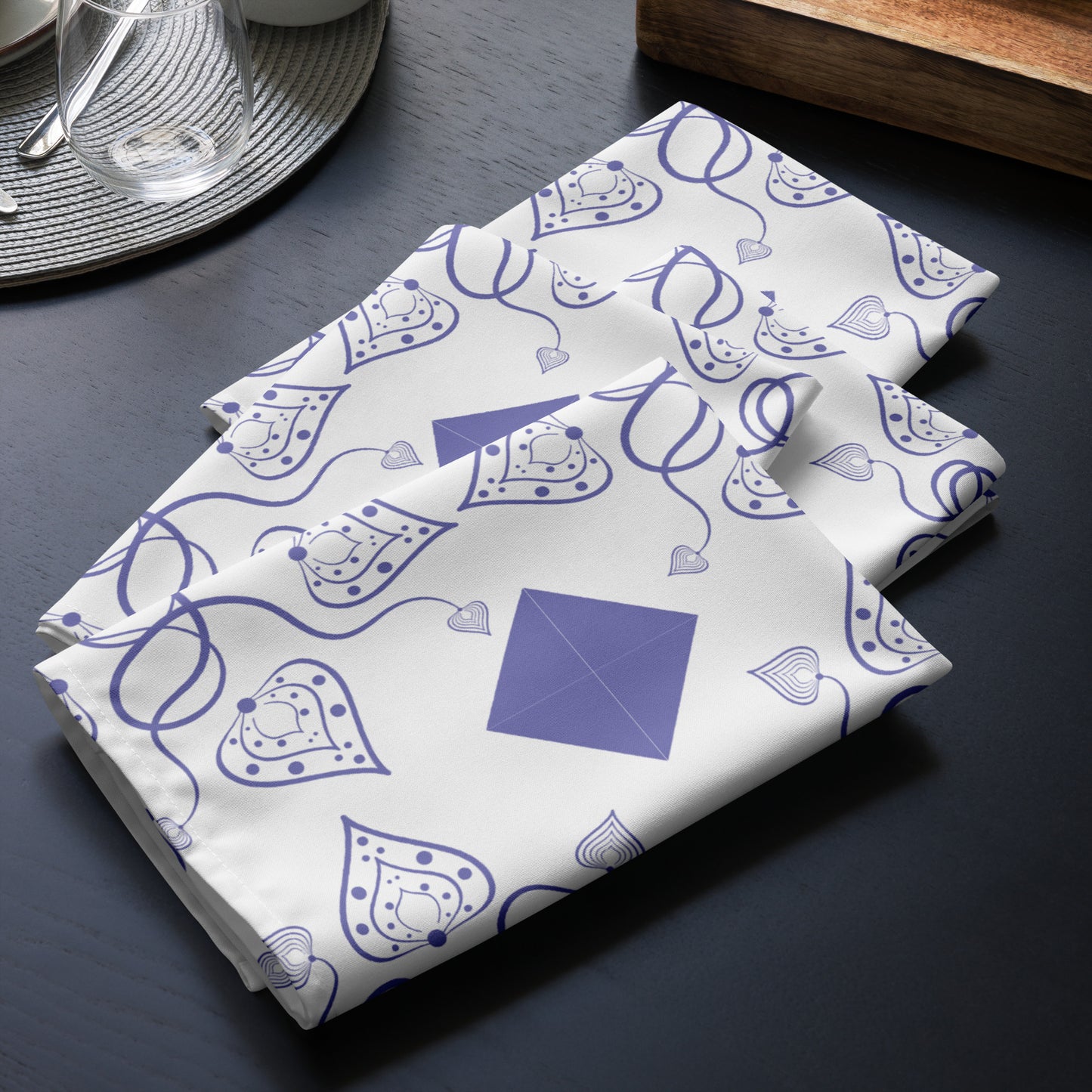 Cloth napkin set Kukloso Abstractical No 25 - Free Shipping