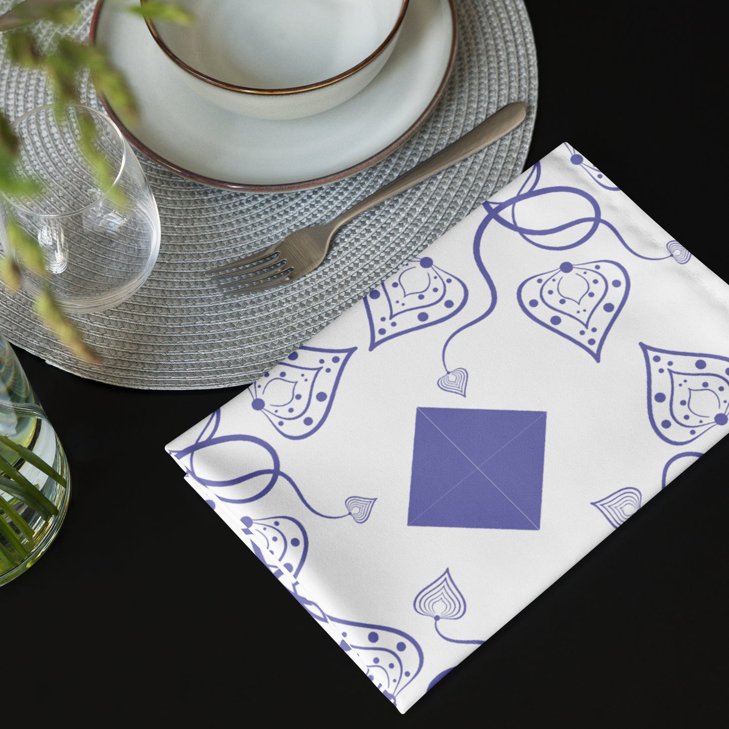 Cloth napkin set Kukloso Abstractical No 25 - Free Shipping