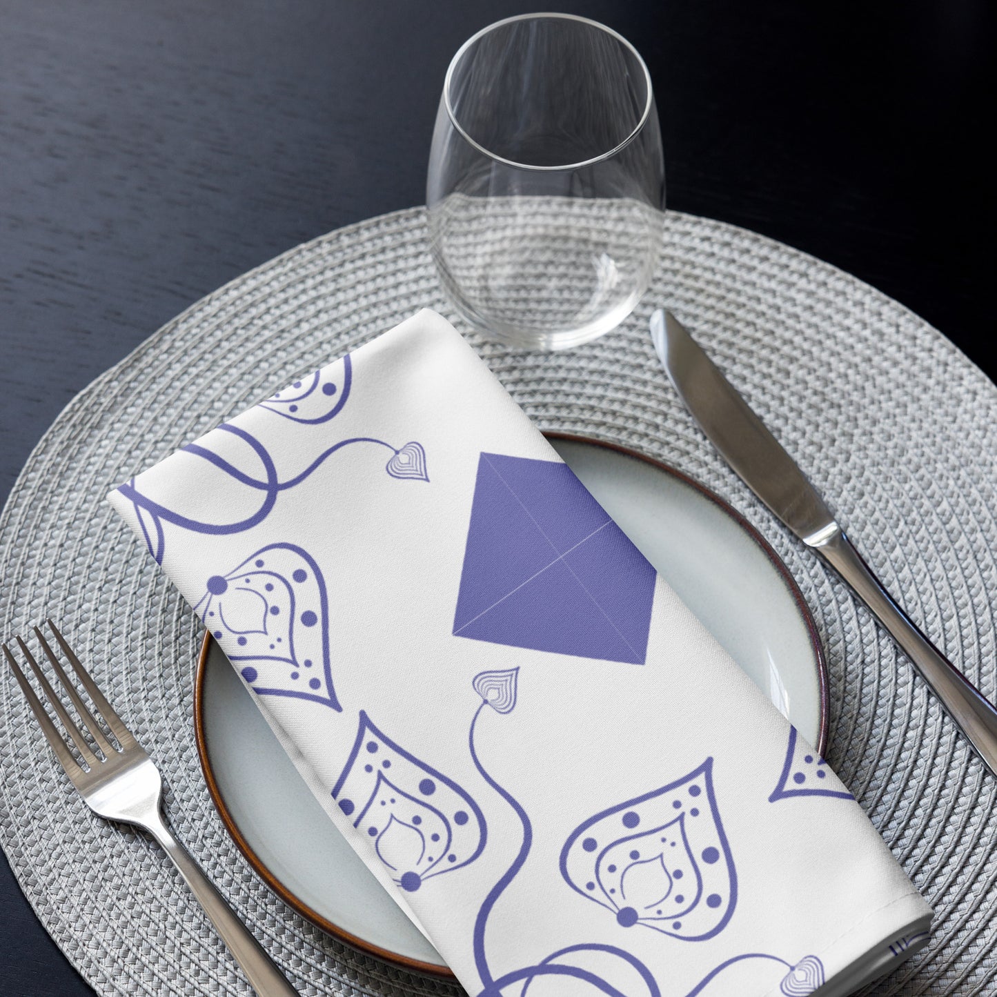 Cloth napkin set Kukloso Abstractical No 25 - Free Shipping