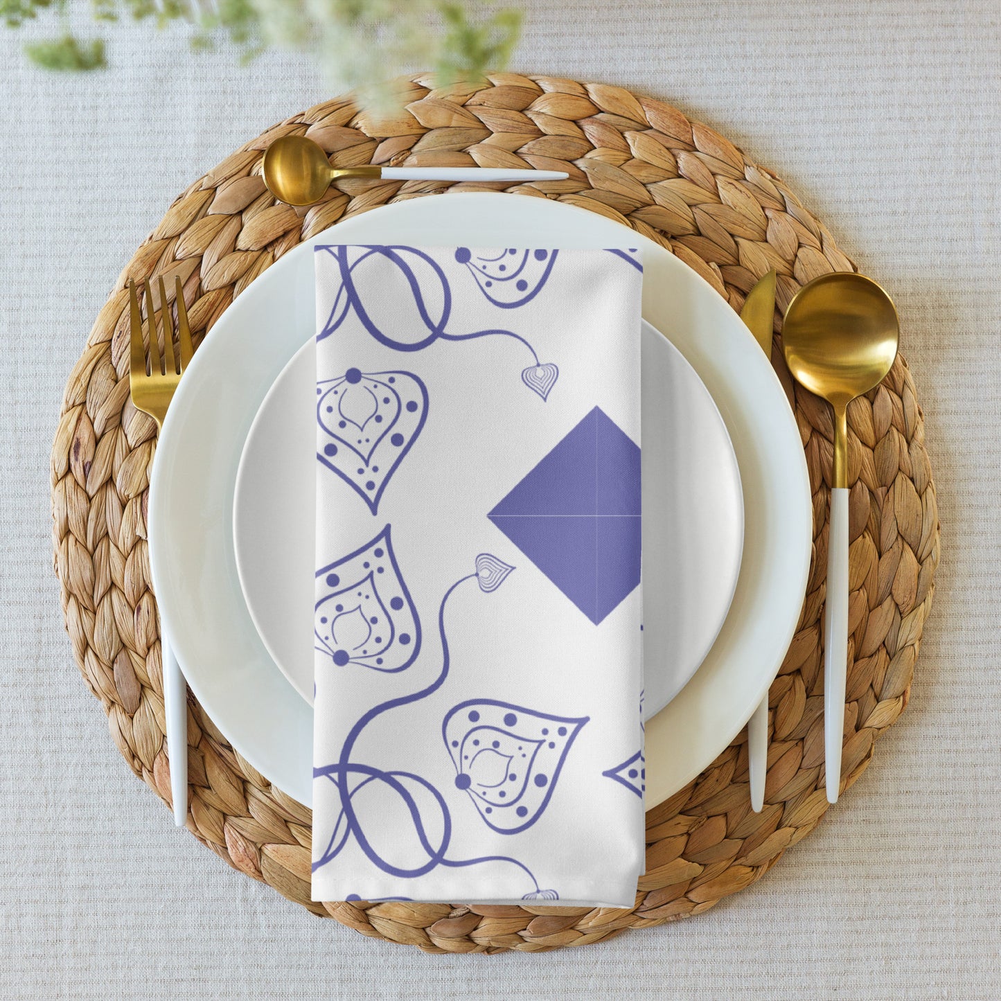 Cloth napkin set Kukloso Abstractical No 25 - Free Shipping