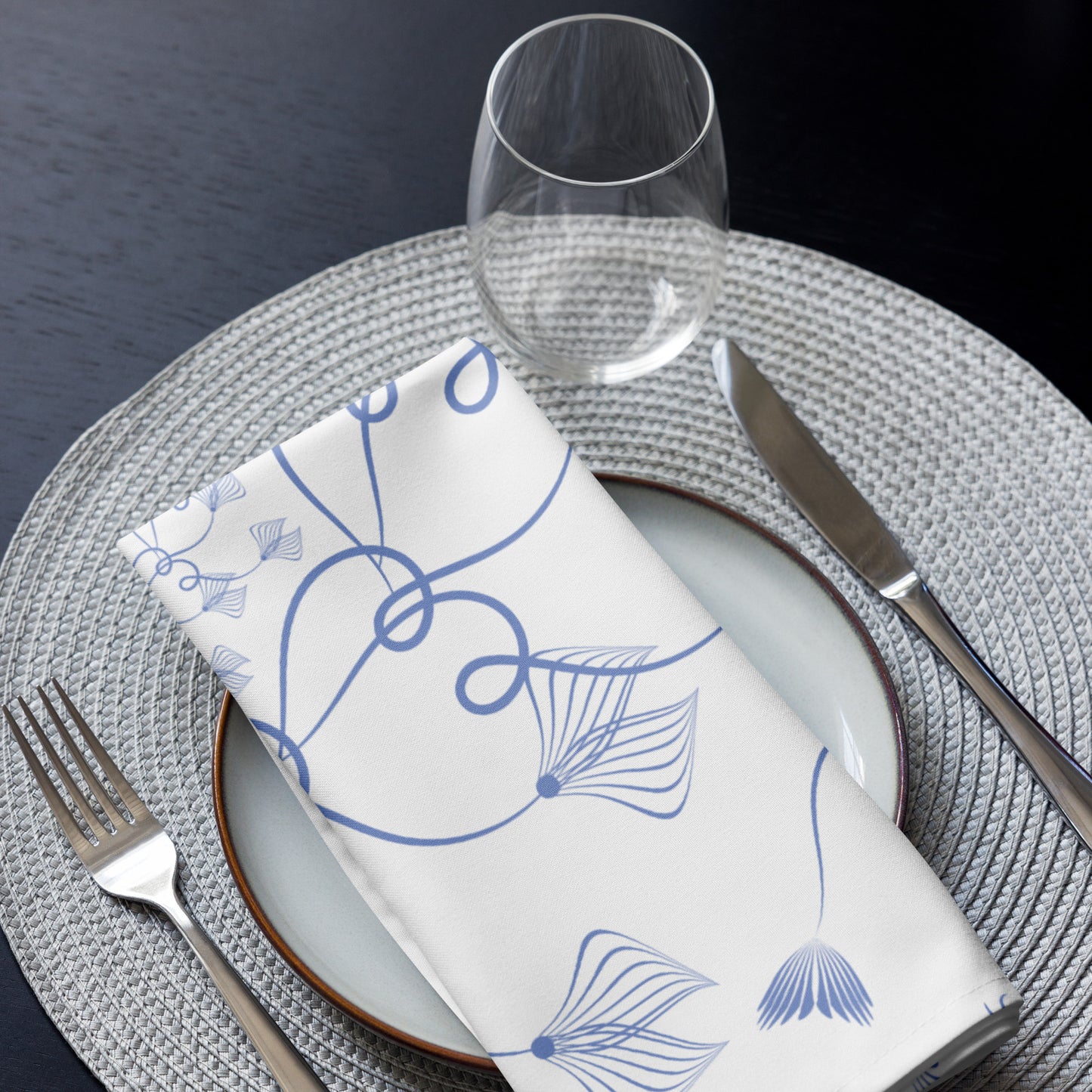 Cloth napkin set Kukloso Abstractical No 19 - Free Shipping