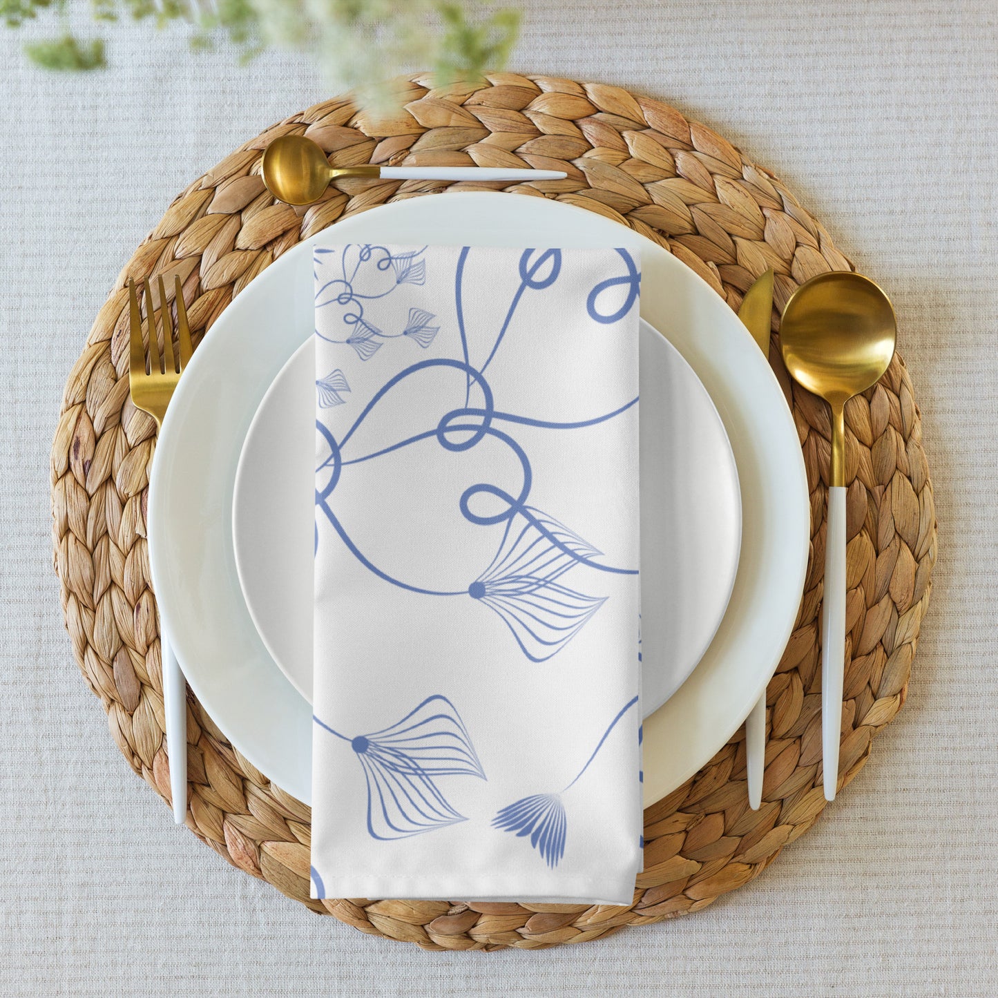 Cloth napkin set Kukloso Abstractical No 19 - Free Shipping