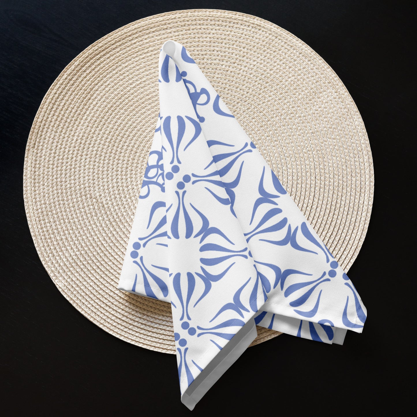 Cloth napkin set Kukloso Ancient Geometrica No 21- Free Shipping