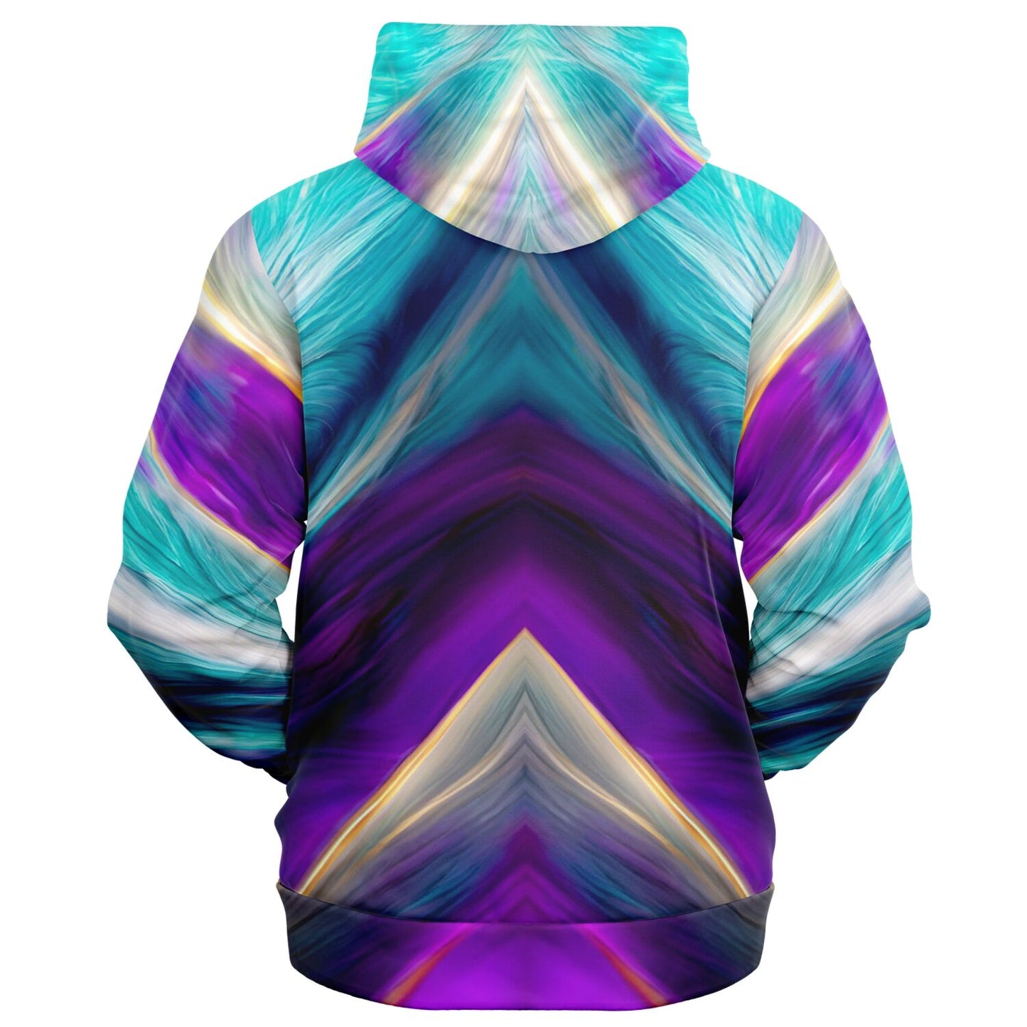 Fashion Zip-Up Hoodie - AOP Kukloso Got Color Series No 28 - Free Shipping