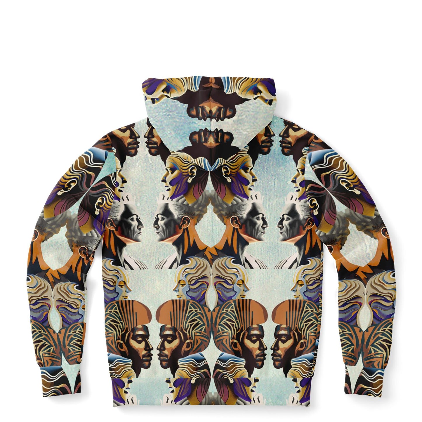 Fashion Zip-Up Hoodie - AOP Kukloso Ancients series No 7 - Free Shipping