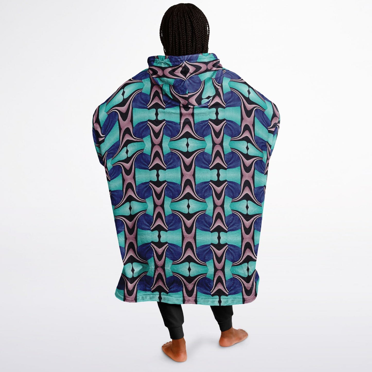 Snug Hoodie Economy - AOP Kukloso Ice Cream Swirls No 24 - Free Shipping