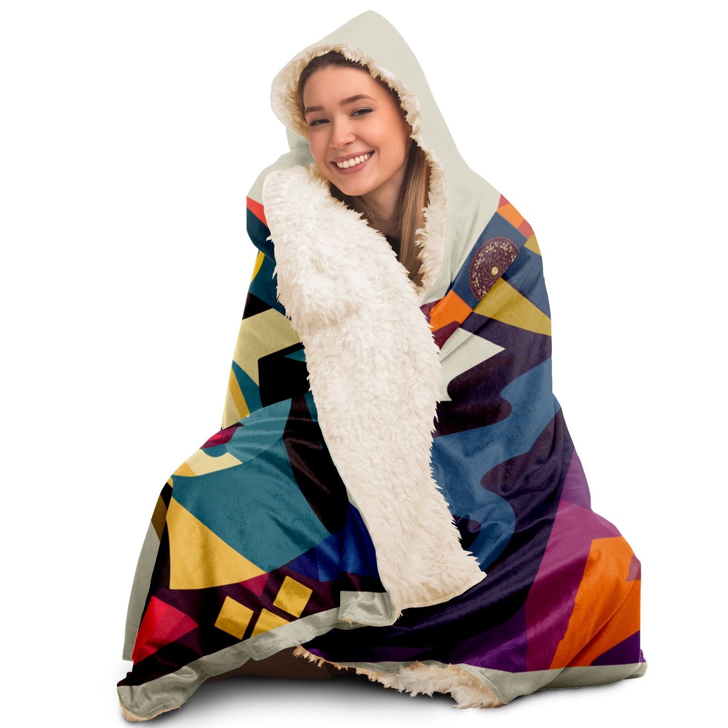 Hooded Blanket - AOP Kukloso The Couple No 3 - Free Shipping